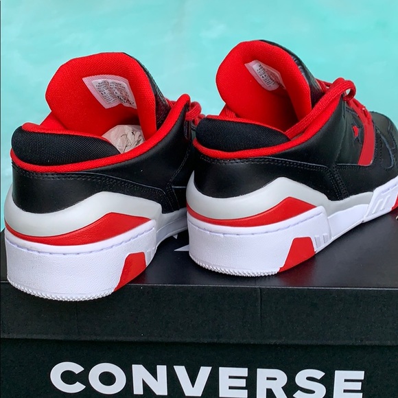 CONVERSE ERX 260 OX BLACK/UNIVERSITY RED/White WMN - Picture 10 of 16